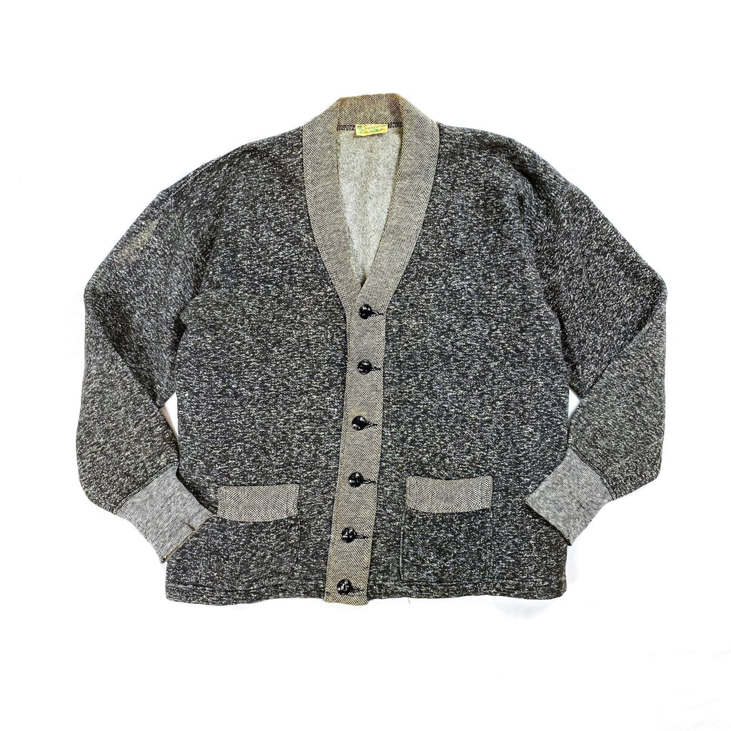 SPORT WEAR SALT&PEPPER SWEAT CARDIGAN